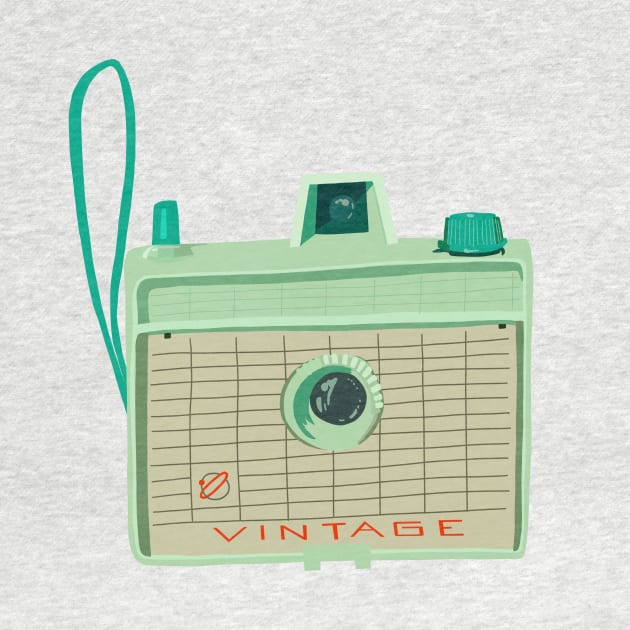 Mint Vintage Camera by jenblove